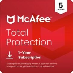 McAfee Total Protection 1Y, 5D - Auto Renewal - Download