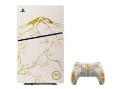Sony PlayStation 5 (PS5) Slim 1TB Ghost of Yōtei Gold Limited Edition Bundle